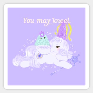 You may kneel. Sticker